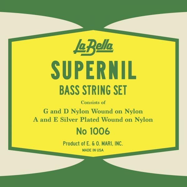 La Bella Supernil Bass String Set